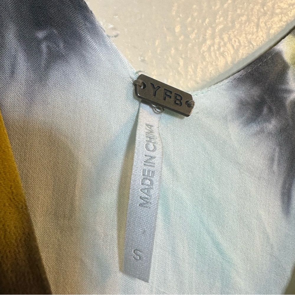 Young Fabulous and Broke V Neck Tye Dye Dress Size Small Party Beach Occasion - Picture 5 of 5